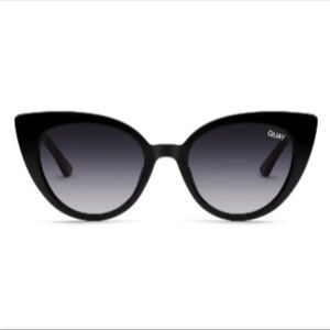 Quay Australia Audacious 52mm Gradient Cat Eye Sunglasses
 
BLACK / SMOKE LENS